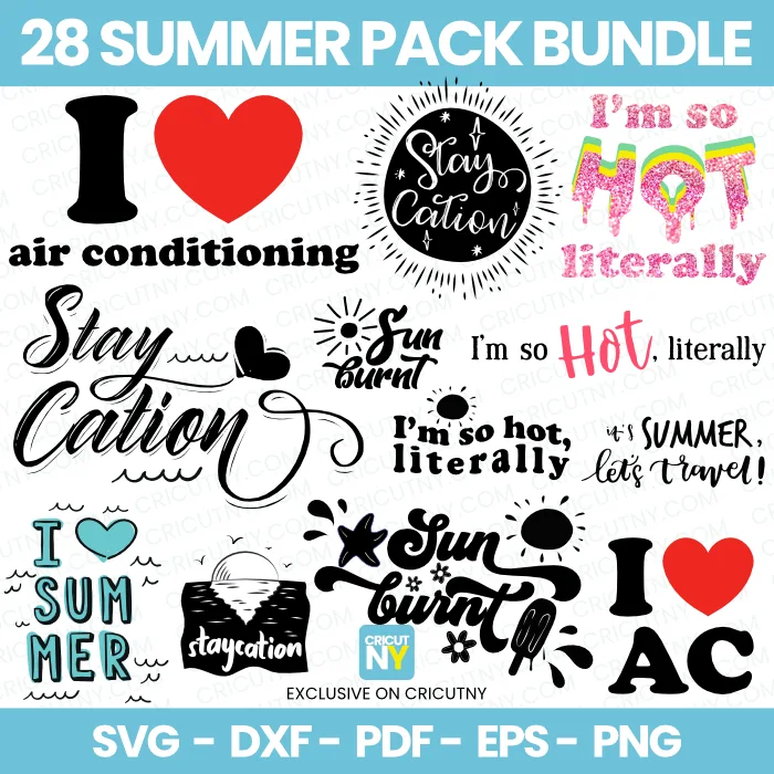 28 Summer SVG Bundle