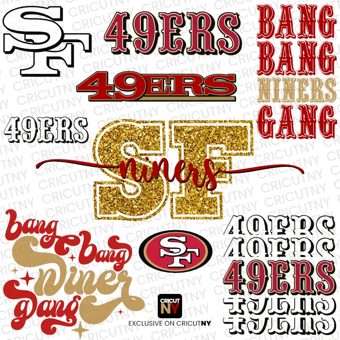 49ers Logos – Super Bowl | Cricutny