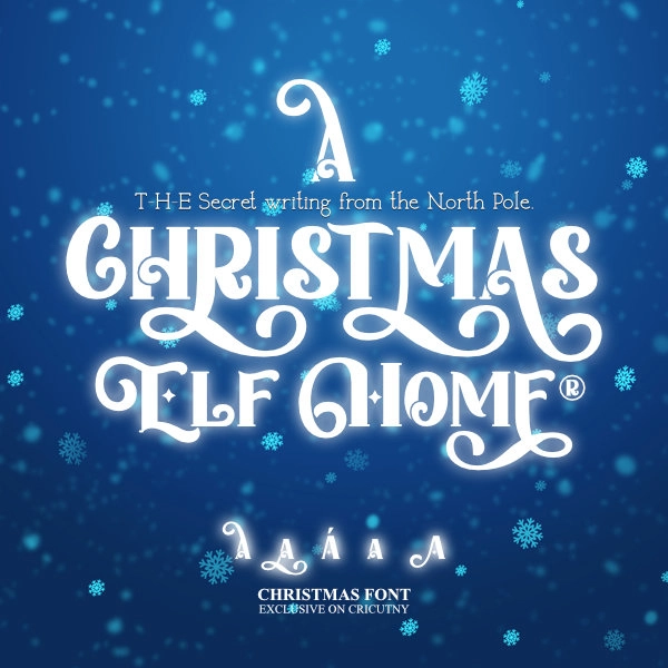 The&nbsp;Best Christmas&nbsp;Font&nbsp;created by the elves&nbsp;themselves!