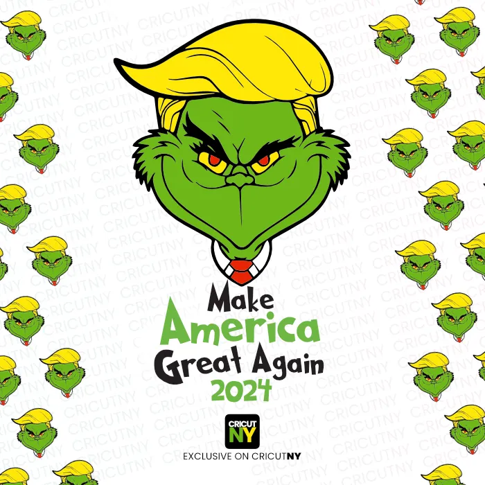 Christmas-themed Trump SVG image bundle