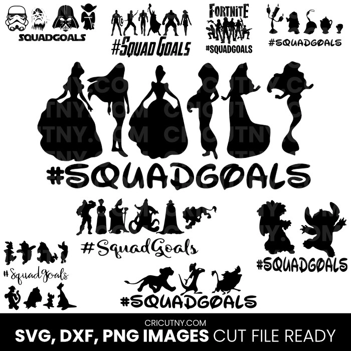 9 Disney squad goals svg