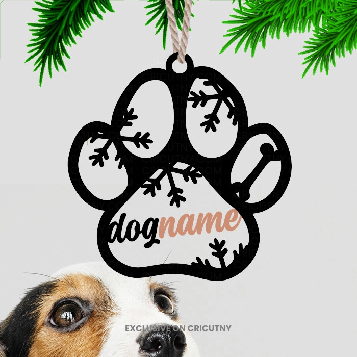 Dog Paw Ornament