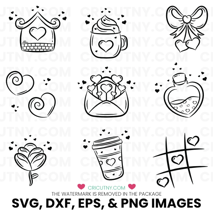 Valentine’s Day SVG Bundle