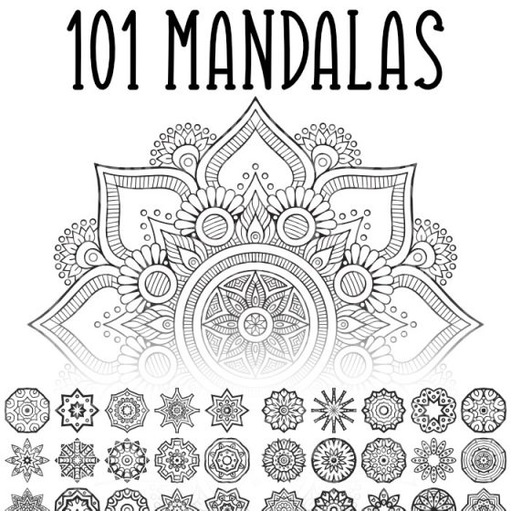 mandala art designs in svg and vector.