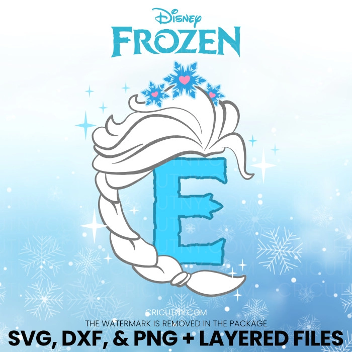 disney frozen monogram Elsa for cricut design space.