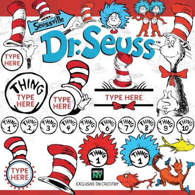 free Dr Seuss cat in the hat characters images download.